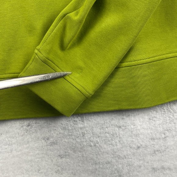 Robert Talbott Sweatshirt Adult L 1/4‎ Zip Green Pullover Pima Cotton Mens Polo - Picture 3 of 15